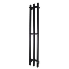 Полотенцесушитель электрический GROIS TRIO GR-128 190х1200 П3 R Black mat