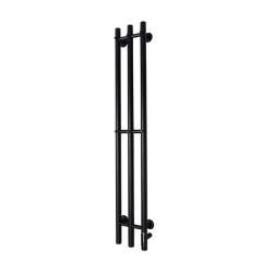 Полотенцесушитель электрический GROIS TRIO GR-138 190х1200 П3 R Black mat
