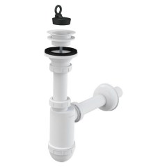 Сифон для раковины ALCAPLAST с решеткой из пластмассы A421