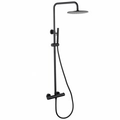 Душевая система ABBER Wasser Kreis черный матовый AF8160B Душевая система ABBER Wasser Kreis черный матовый AF8160B