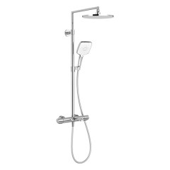 Душевая система с термостатическим смесителем JACOB DELAFON Avid 254 мм E97389RU-9-CP Душевая система с термостатическим смесителем JACOB DELAFON Avid 254 мм E97389RU-9-CP