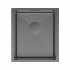 Мойка для кухни PAULMARK Next 38 UNI 440х380х200 мм вороненая сталь PM213844-GM Мойка для кухни PAULMARK Next 38 UNI 440х380х200 мм вороненая сталь PM213844-GM