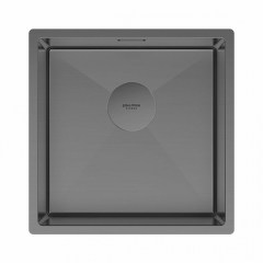 Мойка для кухни PAULMARK Next 44 UNI 440х440х200 мм вороненая сталь PM214444-GM Мойка для кухни PAULMARK Next 44 UNI 440х440х200 мм вороненая сталь PM214444-GM