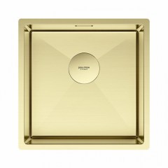 Мойка для кухни PAULMARK Next 44 UNI 440х440х200 мм светлое золото PM214444-LG Мойка для кухни PAULMARK Next 44 UNI 440х440х200 мм светлое золото PM214444-LG