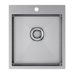 Мойка для кухни PAULMARK Velten 45 510х450х200 мм нержавеющая сталь брашированная PM804551-BS Мойка для кухни PAULMARK Velten 45 510х450х200 мм нержавеющая сталь брашированная PM804551-BS