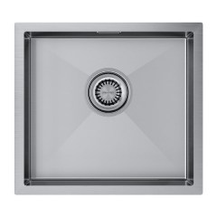 Мойка для кухни PAULMARK Aller 48 UNI 440х480х200 мм нержавеющая сталь PM804844-BS Мойка для кухни PAULMARK Aller 48 UNI 440х480х200 мм нержавеющая сталь PM804844-BS