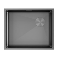 Мойка для кухни PAULMARK Next-Skew 54 UNI 440х540х200 мм вороненая сталь PM885444-GM Мойка для кухни PAULMARK Next-Skew 54 UNI 440х540х200 мм вороненая сталь PM885444-GM
