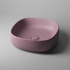 Раковина накладная SITEGA Osno 420 420х420х125 мм цвет Individual Rose