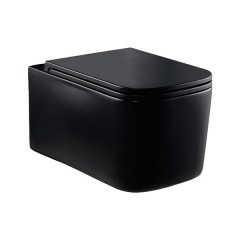 Унитаз подвесной безободковый VINCEA Ultra SoftClose 520x345x355 мм VT1-32MB