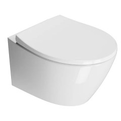 Унитаз подвесной безободковый с креплением GSI Modo SoftClose Swirlflush 520х370х340 мм