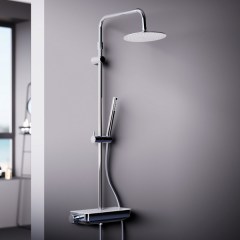 Душевая система с термостатическим смесителем DAMIXA Scandinavian Pure 250 хром глянцевый 936750000 Душевая система с термостатическим смесителем DAMIXA Scandinavian Pure 250 хром глянцевый 936750000