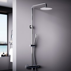 Душевая система с термостатическим смесителем DAMIXA Scandinavian Pure 250 хром глянцевый 936800000 Душевая система с термостатическим смесителем DAMIXA Scandinavian Pure 250 хром глянцевый 936800000