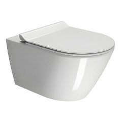 Унитаз подвесной безободковый с креплением GSI Kube X Swirlflush 550х360 мм 9415FR211 Унитаз подвесной безободковый с креплением GSI Kube X Swirlflush 550х360 мм 9415FR211