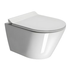 Унитаз подвесной безободковый с креплением GSI Kube X Swirlflush 500х360 мм 9416FR211 Унитаз подвесной безободковый с креплением GSI Kube X Swirlflush 500х360 мм 9416FR211