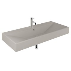 Раковина керамическая KLUDI Resa 1210x500 мм светло-серый матовый 59WW121O2