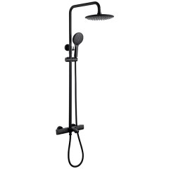 Душевая система ABBER Thermostat черный матовый AF8516B Душевая система ABBER Thermostat черный матовый AF8516B