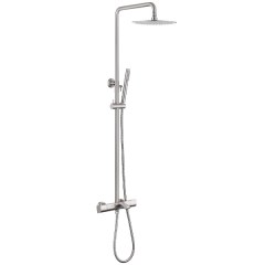 Душевая система ABBER Thermostat сатин AF8516SPL Душевая система ABBER Thermostat сатин AF8516SPL