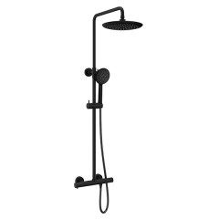 Душевая система с термостатическим смесителем VINCEA Desire черный матовый VSFS-1D0TMB Душевая система с термостатическим смесителем VINCEA Desire черный матовый VSFS-1D0TMB