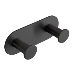 Крючок двойной BEMETA Easy 115х45х36 мм черный матовый 163106370