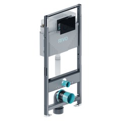 Инсталляция с клавишей RIVO Touch Neo черный глянцевый 200001.5 Инсталляция с клавишей RIVO Touch Neo черный глянцевый 200001.5