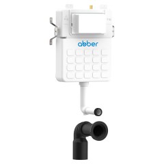 Бачок смывной для приставного унитаза застенный ABBER AC0104 Бачок смывной для приставного унитаза застенный ABBER AC0104