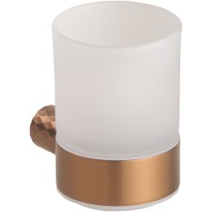 Стакан для зубных щеток BEMETA Copra 68х98х94 мм медь брашированная 176110010